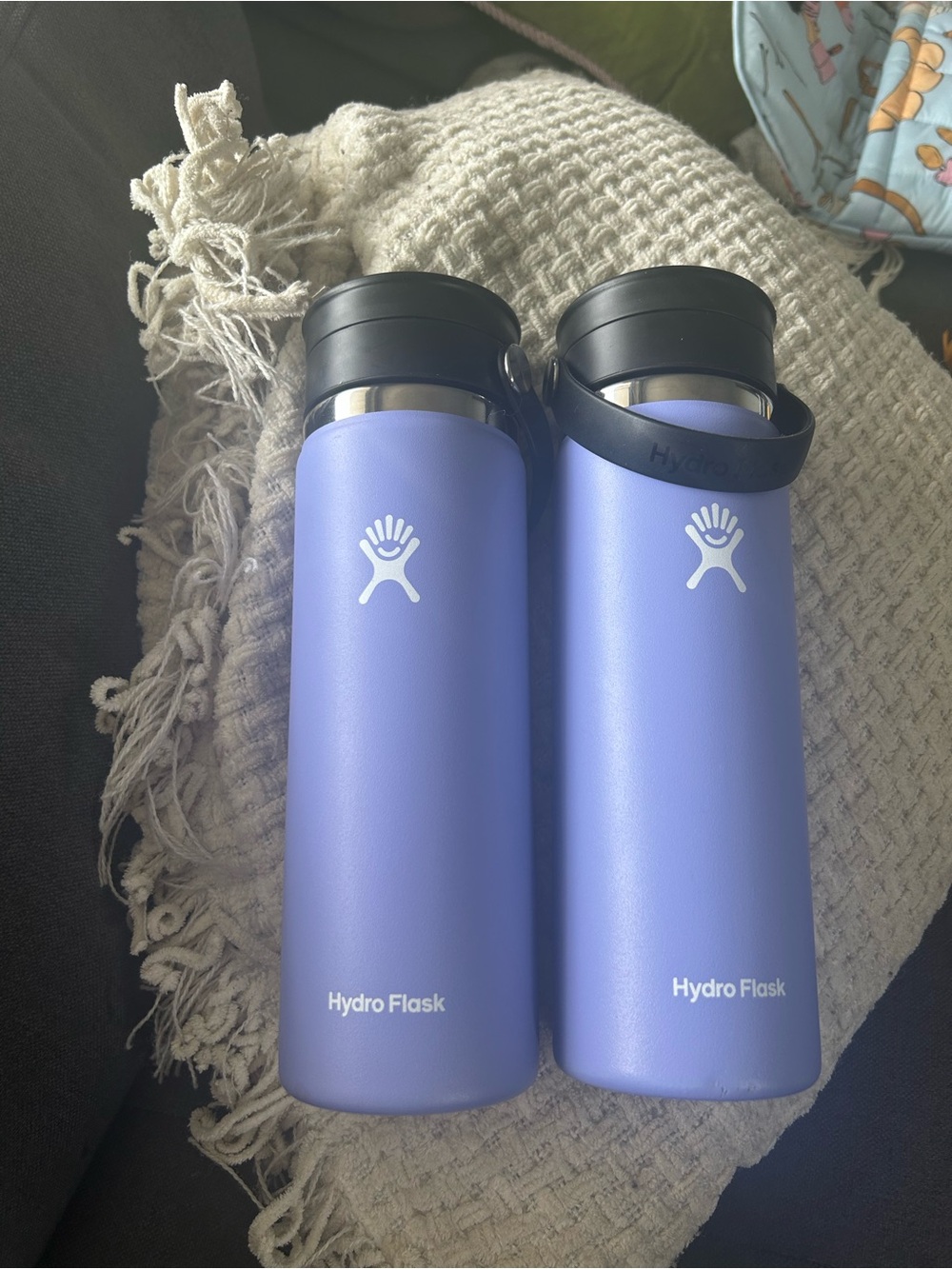 Lilac hydro flask water bottles